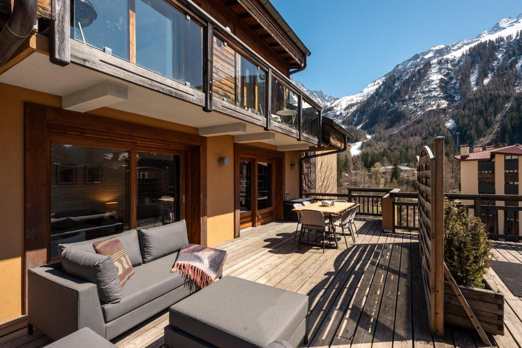 Les Melees Apartments - Alpes Travel - Argentiere シャモニー エクステリア 写真
